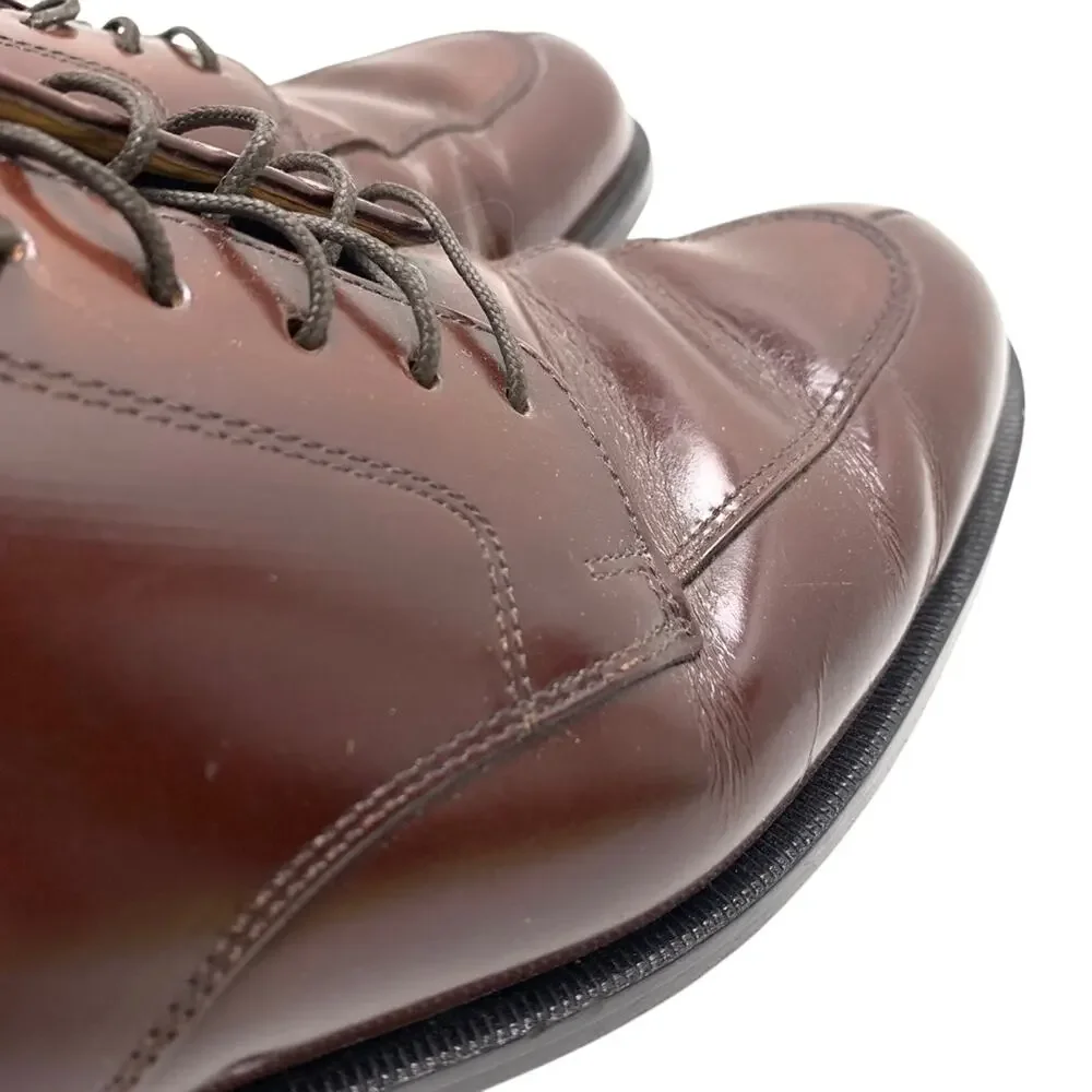 COLE HAAN Brown Genuine Leather Oxford Dress Shoes Business Office Career sz 9 D